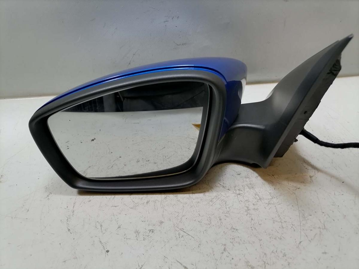 Skoda Rapid NH original Außenspiegel links LF5W Race Blue elektrisch Bj.2013